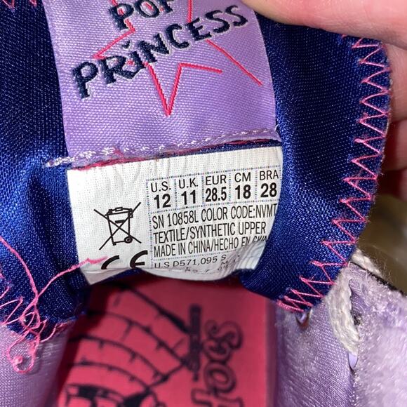 Skechers Twinkle Toes Pop Princess Light Up 12 - Picture 10 of 11